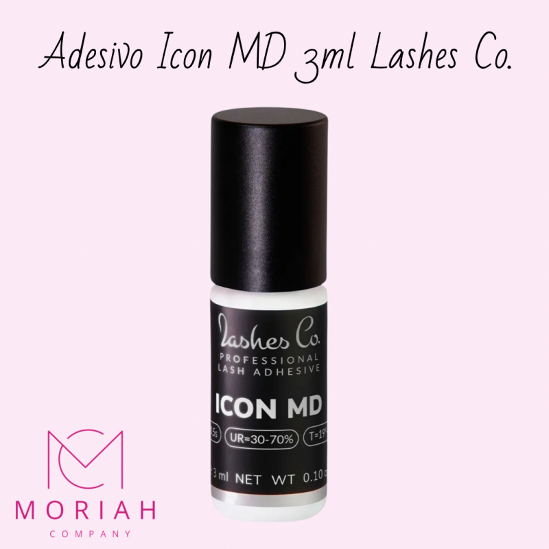 imagem Cola Adesiva  Para Extensão de Cílios Icon MD 3ml Lashes Co.